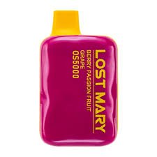 Berry Passion Fruit Grape Lost Mary OS5000 Disposable Vape